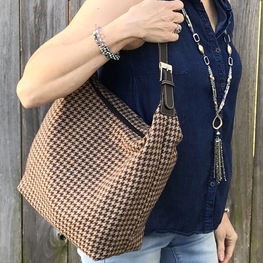 RALPH LAUREN Houndstooth Bag